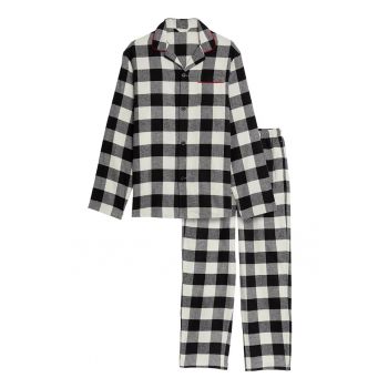 Pijama in carouri cu pantaloni lungi de firma originale