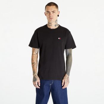 Tommy Jeans Classic Badge Short Sleeve Tee Black la reducere