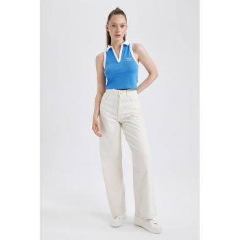 Top crop polo