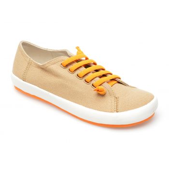 Pantofi CAMPER bej, 21897, din material textil