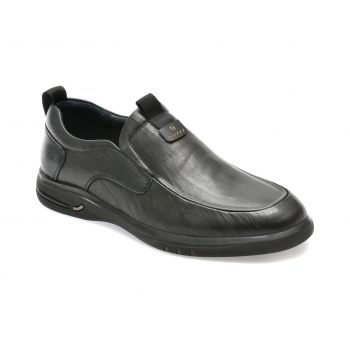 Pantofi GRYXX negri, 5306, din piele naturala la reducere