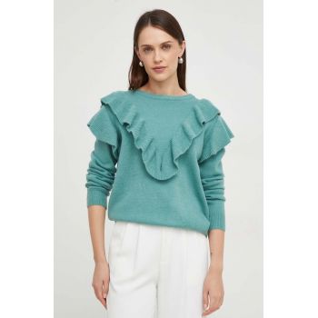 Answear Lab pulover femei, culoarea verde, light ieftin