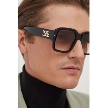 DSQUARED2 ochelari de soare barbati, culoarea maro de firma originali