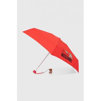 Moschino umbrela culoarea rosu, 8061 SUPERMINIA