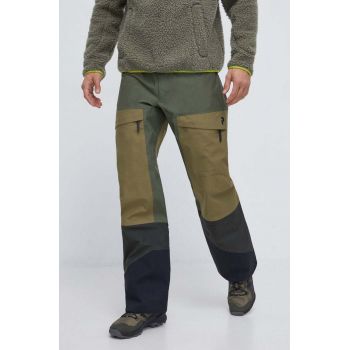 Peak Performance pantaloni de schi Gravity Gore-Tex culoarea verde de firma originala