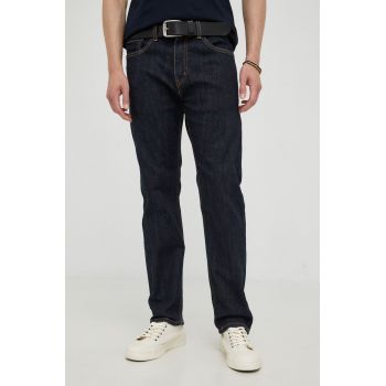 Levi's jeansi 505 Regular barbati, navy de firma originali