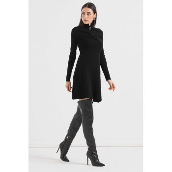 Rochie tricotata cu croiala in A Seleonna