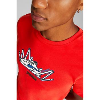 Tricou cu imprimeu grafic Sneaker