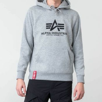 Alpha Industries Basic Hoodie Grey Heather