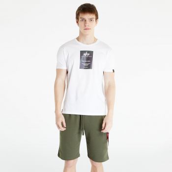 Alpha Industries Rainbow Reflective Label T-shirt White