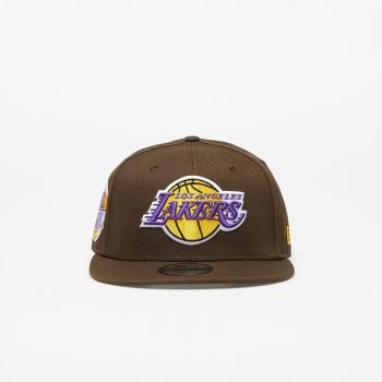 New Era Los Angeles Lakers Repreve 9FIFTY Snapback Cap Walnut/ True Purple