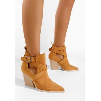 Botine de toamna Rayana camel