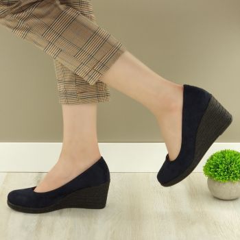 Pantofi Dama Bleumarin Cu Platforma Madalinde de firma originali