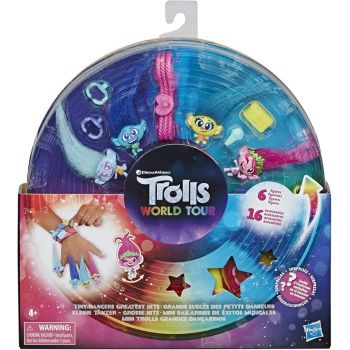 TROLLS SET 6 FIGURINE MICII DANSATORI