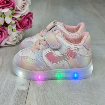 Adidasi Fată Roz Cu Luminite Kashin de firma originali
