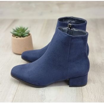 Botine Dama Bleumarin Cu Toc Gros Afrahh de firma originale