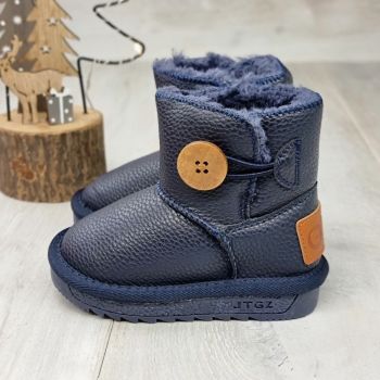 Ghete Copii Tip UGG Bleumarin Camilo