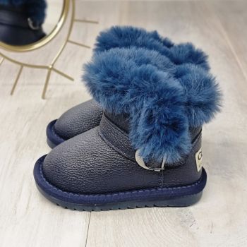 Ghete Copii Tip UGG Bleumarin Emerson