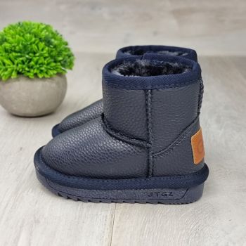 Ghete Copii Tip UGG Bleumarin Madellinne la reducere