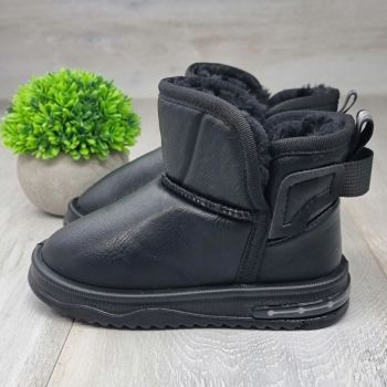 Ghete Fata Negre Tip UGG Miryam de firma originale