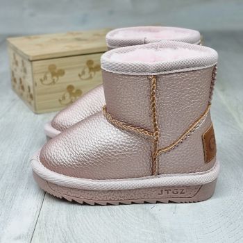 Ghete Fată Tip UGG Roz Madellinne de firma originale