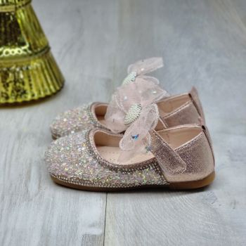 Pantofi Fată Roz Cu Baretă Urstin de firma originali