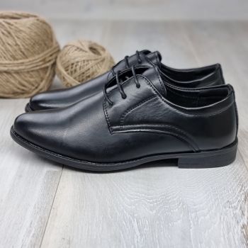 Pantofi Negri Cu Siret Tailor la reducere