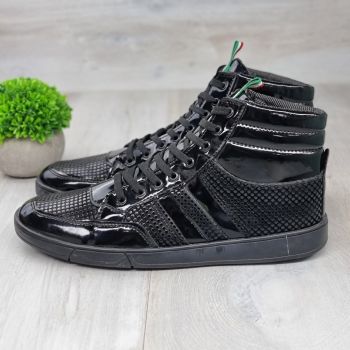 Sneakersi Barbat Negri Cu Siret Deniss de firma originali