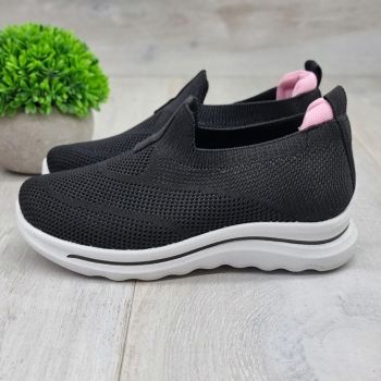 Espadrile Fata Negre Aaren la reducere