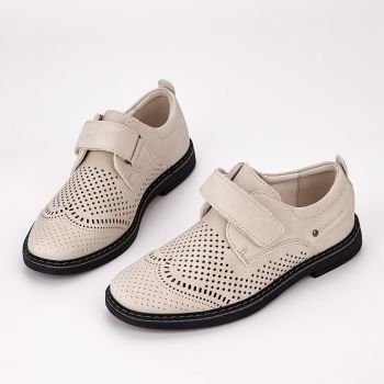 Pantofi Baiat Crem Cu Arici Mike