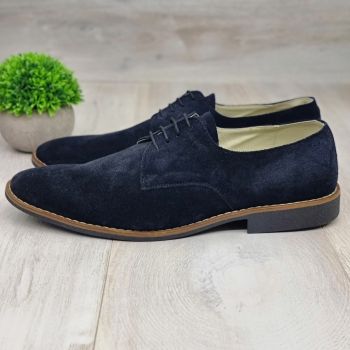 Pantofi Barbat Bleumarin Cu Siret Brogan ieftini de firma originali