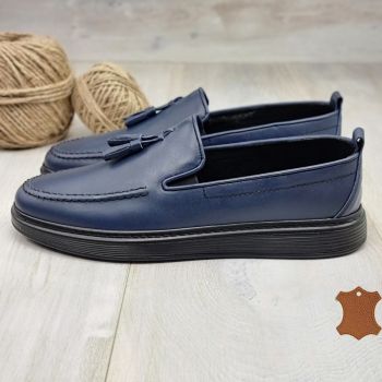 Pantofi Barbat Bleumarin Piele Naturala Elisha