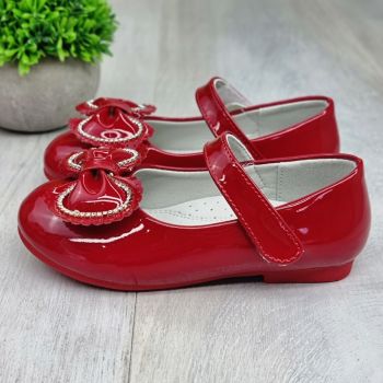 Pantofi Fata Rosii Cu Arici Dehara