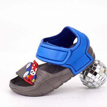 Sandale Baiat Gri/Albastru Cu Arici Molda de firma originale