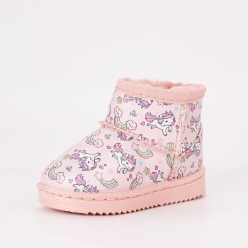 Ghete Fata Tip UGG Roz Cadero
