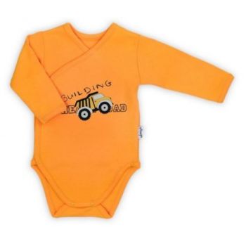 Body cu maneca lunga (181098) Colectia  Big Trucks  2021 Galben Marimea 56