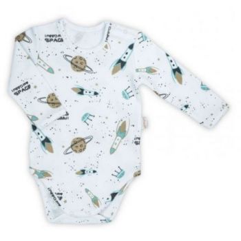 Body cu maneca lunga (182097) Nicol  Star  Alb Marimea 98