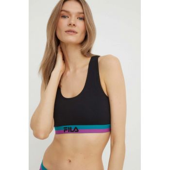 Fila sutien sport culoarea gri, neted de firma original