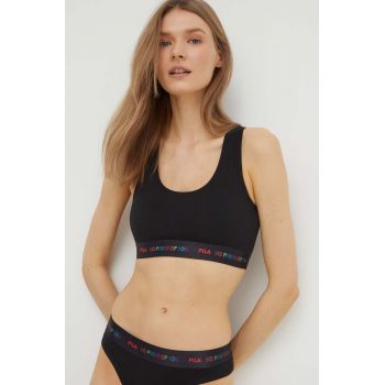 Fila sutien sport culoarea negru, modelator