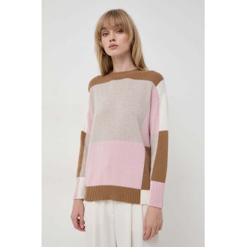 Marella pulover din amestec de lana femei, culoarea maro