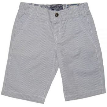 Pantaloni scurti albi cu dungi (3206), 6 ani / 116 cm la reducere
