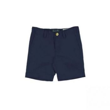 Pantaloni scurti bleumarin din in (3203), 2 ani 92 cm