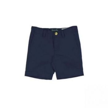 Pantaloni scurti bleumarin din in (3203), 2 ani   92 cm