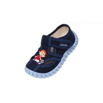Pantofi de bumbac 100% pentru baieti Vi-GGa-Mi Tubis Ornament marimea 24
