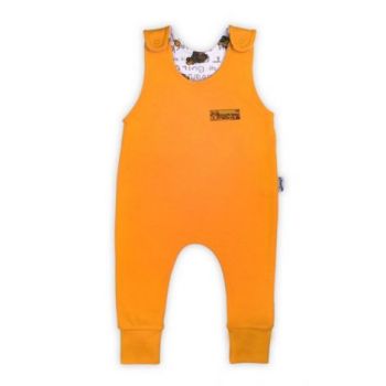 Salopeta de bumbac 100% (181024) Colectia  Big Trucks  2021 Galbena Marimea 62
