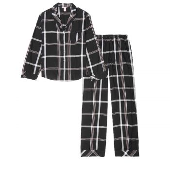 Cotton flannel long pj set xs