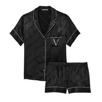 Logo short pijama set xs