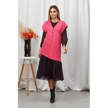 Rochie Eniko Ciclam ieftina