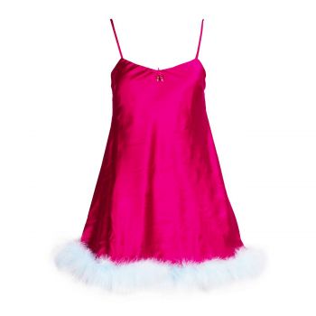 Satin petticoat fuxia s