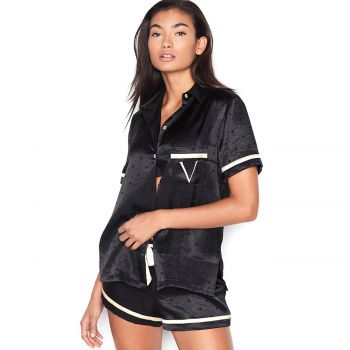 Satin pj set xs